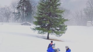 小学3年生　2泊3日雪遊びキャンプに一人で初参加